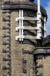 Detail gevel met houder vlaggenmast.
<br/>
Gert-Jan Lobbes, 2016